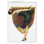 Flapper with Peacock Emblem