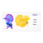 Flaring Betta Fish Photo Card photo cards