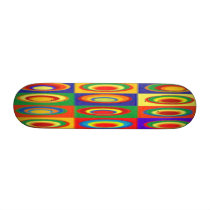 FLASH BACK BRIGHT PLASTIC SKATEBOARD