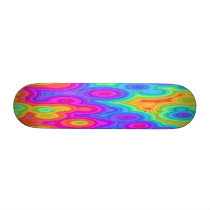 FLASH BACK BRIGHT PLASTIC SKATEBOARD