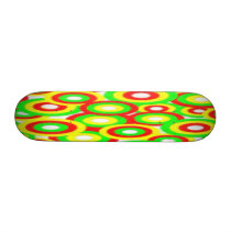 FLASH BACK BRIGHT PLASTIC SKATEBOARD