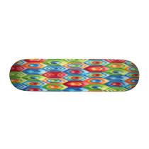 FLASH BACK BRIGHT PLASTIC SKATEBOARD