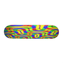 FLASH BACK BRIGHT PLASTIC SKATEBOARD