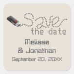 Flash Drive Save the Date Stickers
