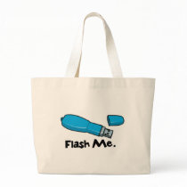 flash me flash drive design canvas bag