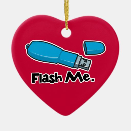 flash me flash drive design christmas ornament