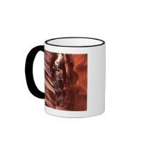 Flashflood-eroded sandstone formations of mug