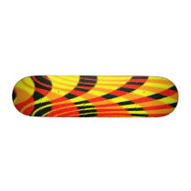 FLASHY BRIGHT PLASTIC SKATEBOARD