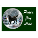 Flat-Coated Retriever Christmas Gifts business cards