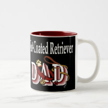 Flat-Coated Retriever Dad Gifts Coffee Mugs