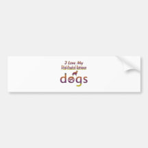 Flat-Coated Retriever designs Bumper Sticker