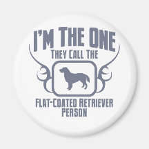 Flat-Coated Retriever Fridge Magnet