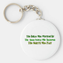 Flat Earth Historians Keychain