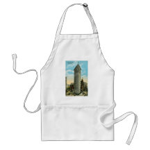 Flat Iron Building. Broadway and Fifth Ave. NYC Aprons