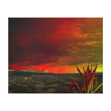 Flat Land Gallery Wrapped Canvas