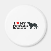 FlatCoated Retriever Magnet