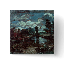 Flatford Mill from a Lock on the Stour, c.1811 Pin
