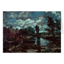 Flatford Mill from a Lock on the Stour, c.1811 Card