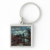 Flatford Mill from a Lock on the Stour, c.1811 Keychain