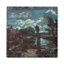 Flatford Mill from a Lock on the Stour, c.1811 Fridge Magnets