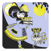 Flautist and the Monkey