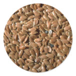 Flax seeds stickers