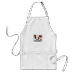 fleece navidad aprons