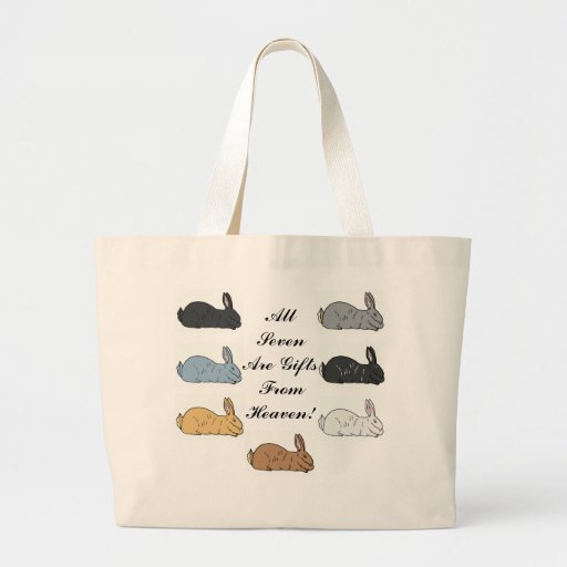Flemish Giant Rabbit Tote Bag