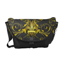 Fleur de Flute Rickshaw Messenger Bag