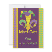 Fleur de Jester Custom Invitations