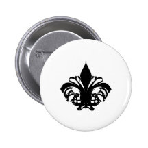Fleur De Lis 10 Button