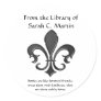 Fleur de Lis 2 Round Stickers