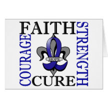 Fleur De Lis 3 Ankylosing Spondylitis Greeting Card