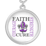Fleur De Lis 3 Chiari Malformation Necklace