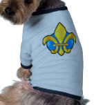 Fleur-de-lis-3d Dog Shirt