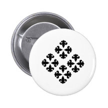 Fleur De Lis 7 Button