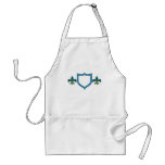 Fleur de Lis and Shield Custom Design Apron