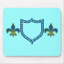 Fleur de Lis and Shield Custom Design Mousepads