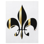 Fleur de Lis/black + gold flyers