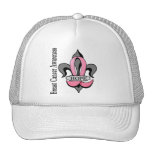 Fleur De Lis Breast Cancer Hope Trucker Hat