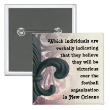 "fleur de lis" button
