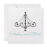 Fleur de Lis Chandelier Wedding Invitations