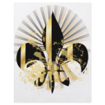 Fleur de Lis, customisable text flyers