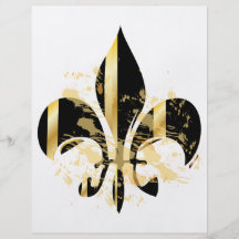 Fleur de Lis, customisable text Flyers