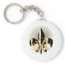 Fleur de Lis, customisable text