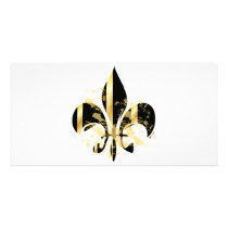 Fleur de Lis, customisable text