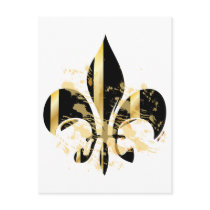 Fleur de Lis, customisable text
