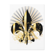 Fleur de Lis, customisable text