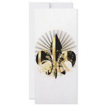 Fleur de Lis, customisable text