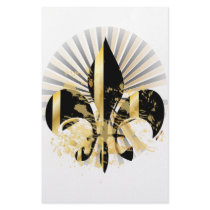 Fleur de Lis, customisable text